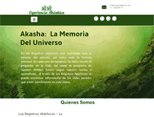 Tablet Screenshot of experienciaakashica.com